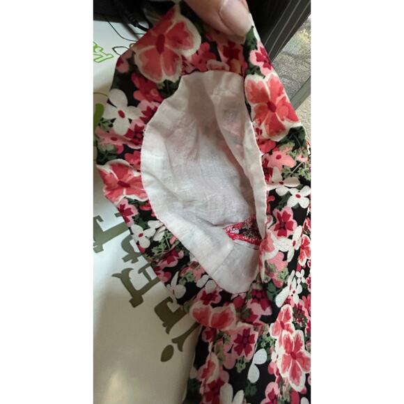 Sweet Salt Dress S Maxi Cherry Blossom Floral Cottage Core Puffed Sleeve - Picture 10 of 13